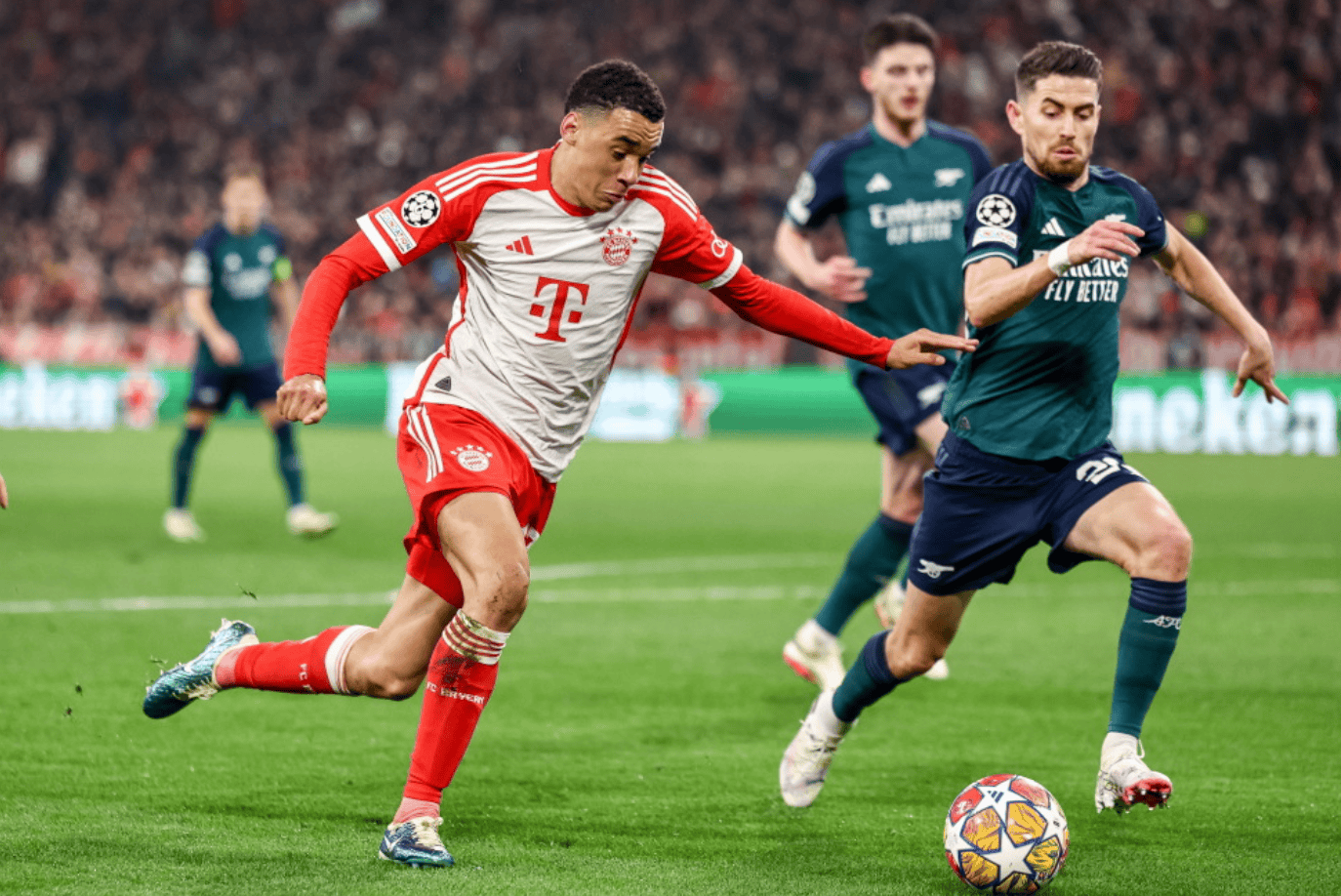 中场核心，赖斯当选阿森纳vs拜仁全场最佳球员（赖斯统治中场，荣膺阿森纳战拜仁全场最佳）